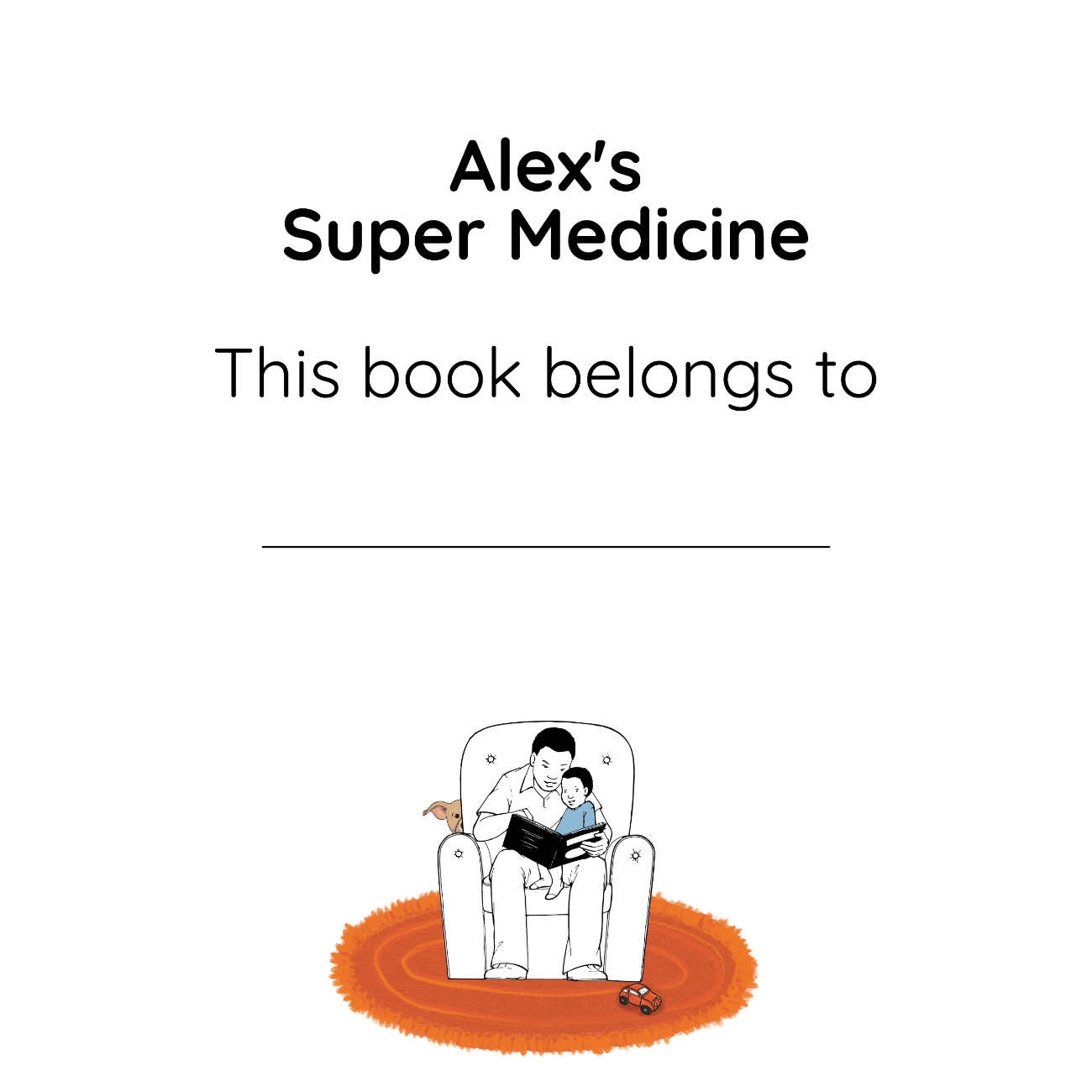 Bedtime stories Alex's Super Medicine short stories for kids page 1