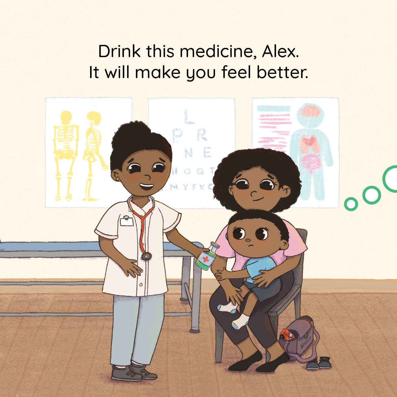 Bedtime stories Alex's Super Medicine short stories for kids page 7