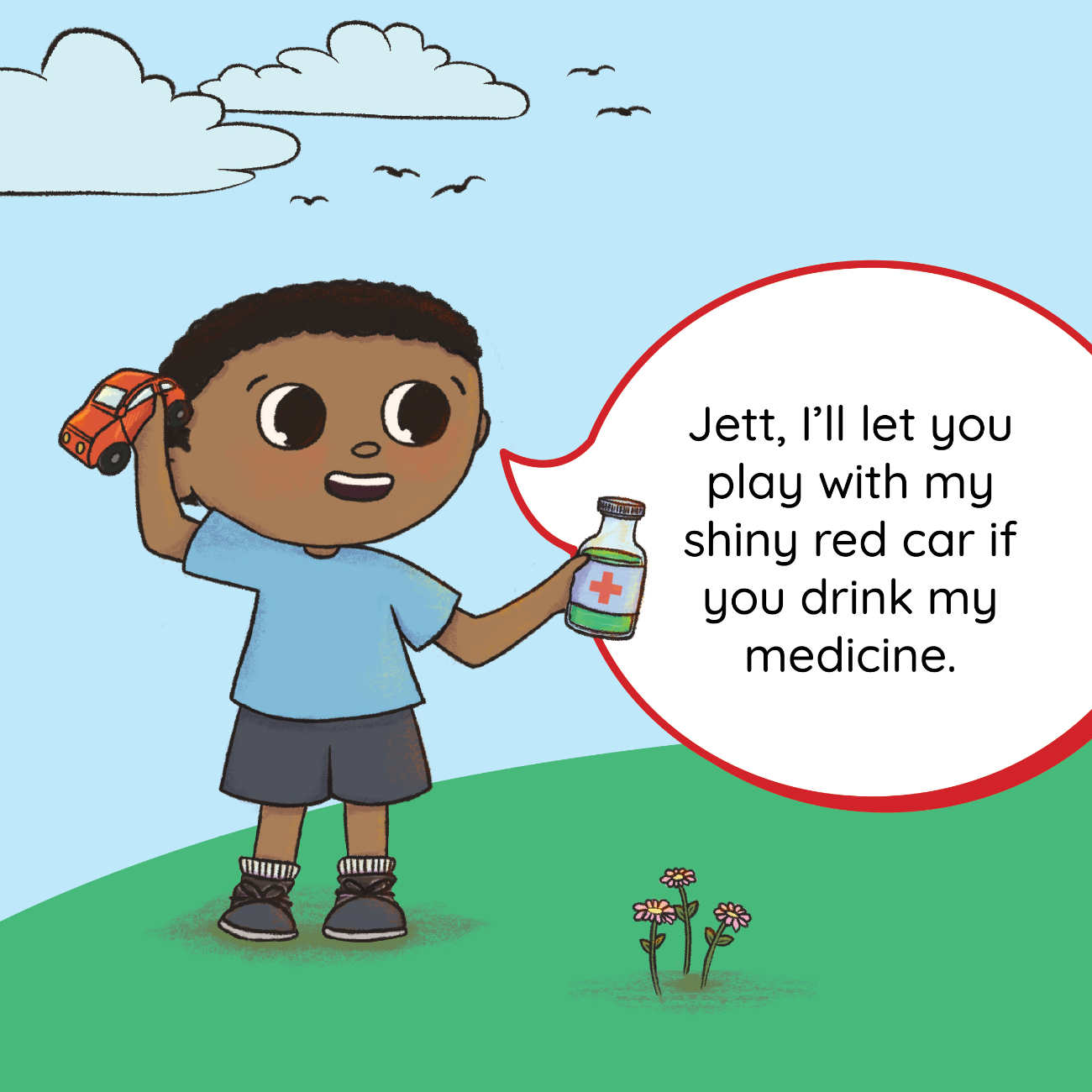 Bedtime stories Alex's Super Medicine short stories for kids page 9