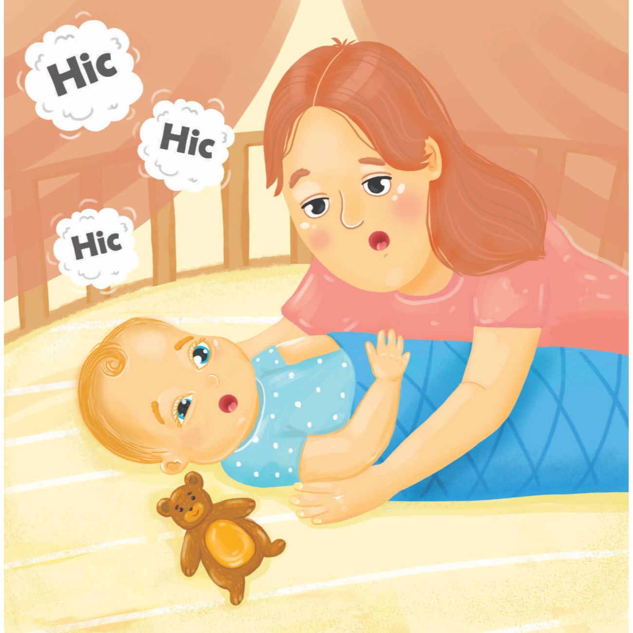 Bedtime stories Baby's Got the Hiccups short stories for kids page 26