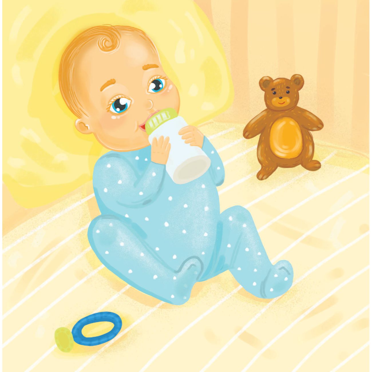 Bedtime stories Baby's Got the Hiccups short stories for kids page 4