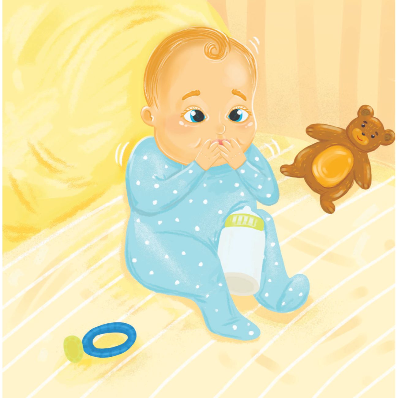 Bedtime stories Baby's Got the Hiccups short stories for kids page 6