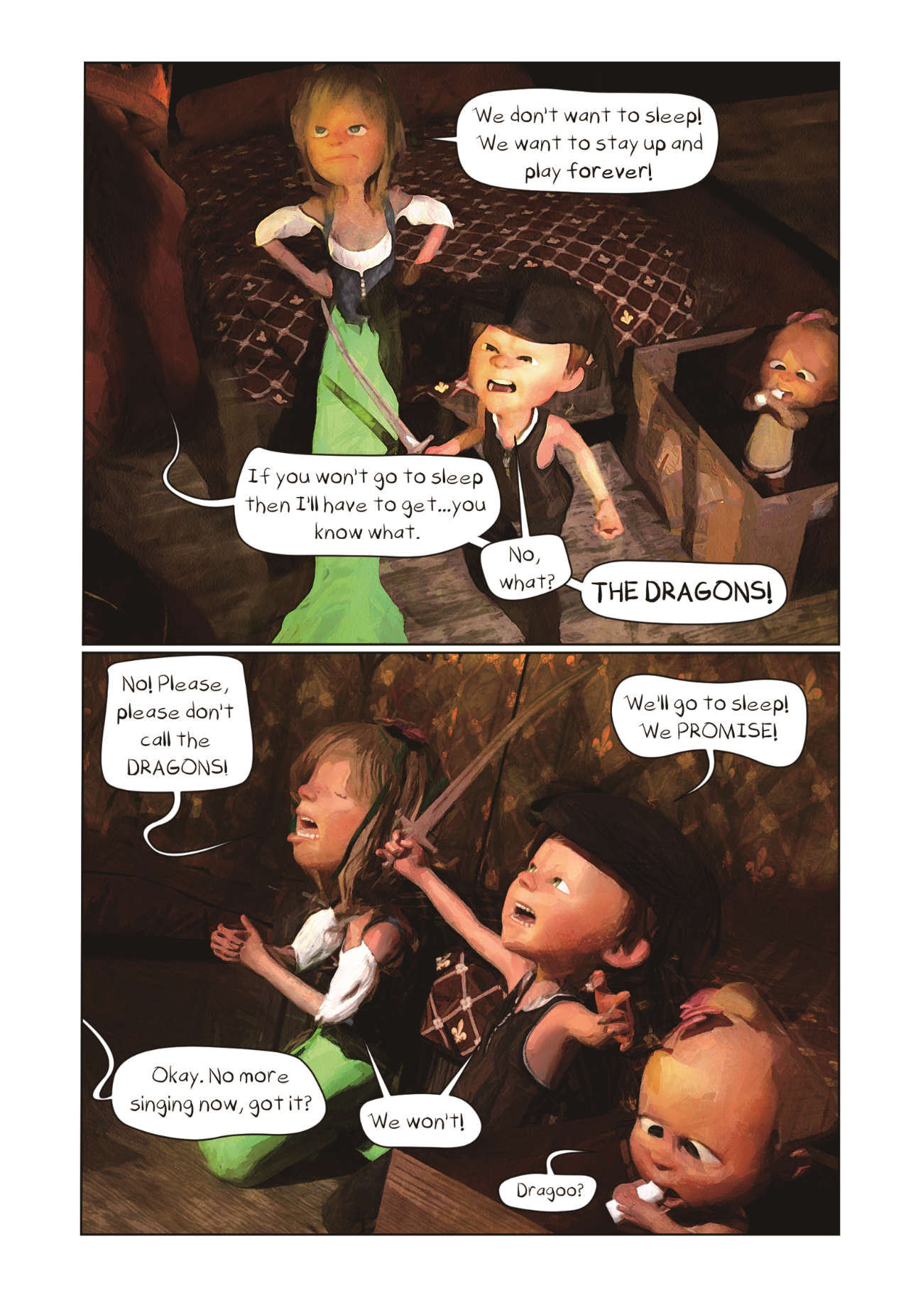 Bedtime stories Dont Let The Dragons Bite free books for kids page 4