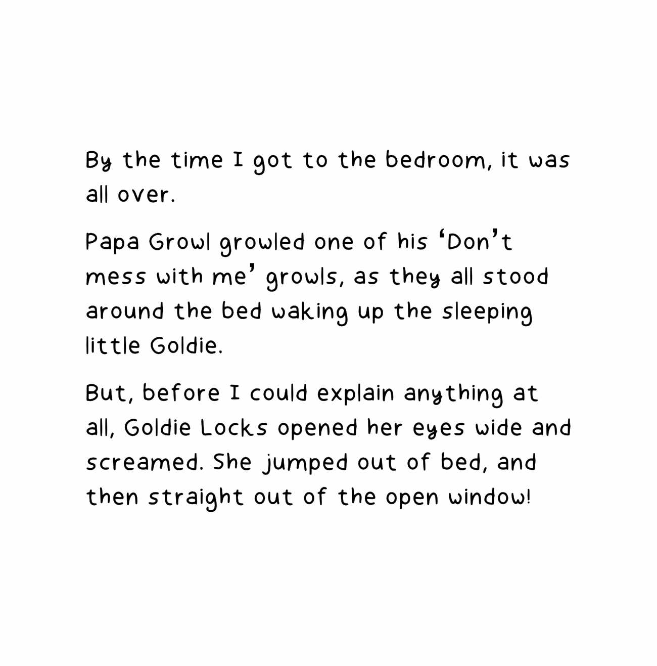 Bedtime stories Goldilocks and the FOUR Bears short fairy tales for kids page 25