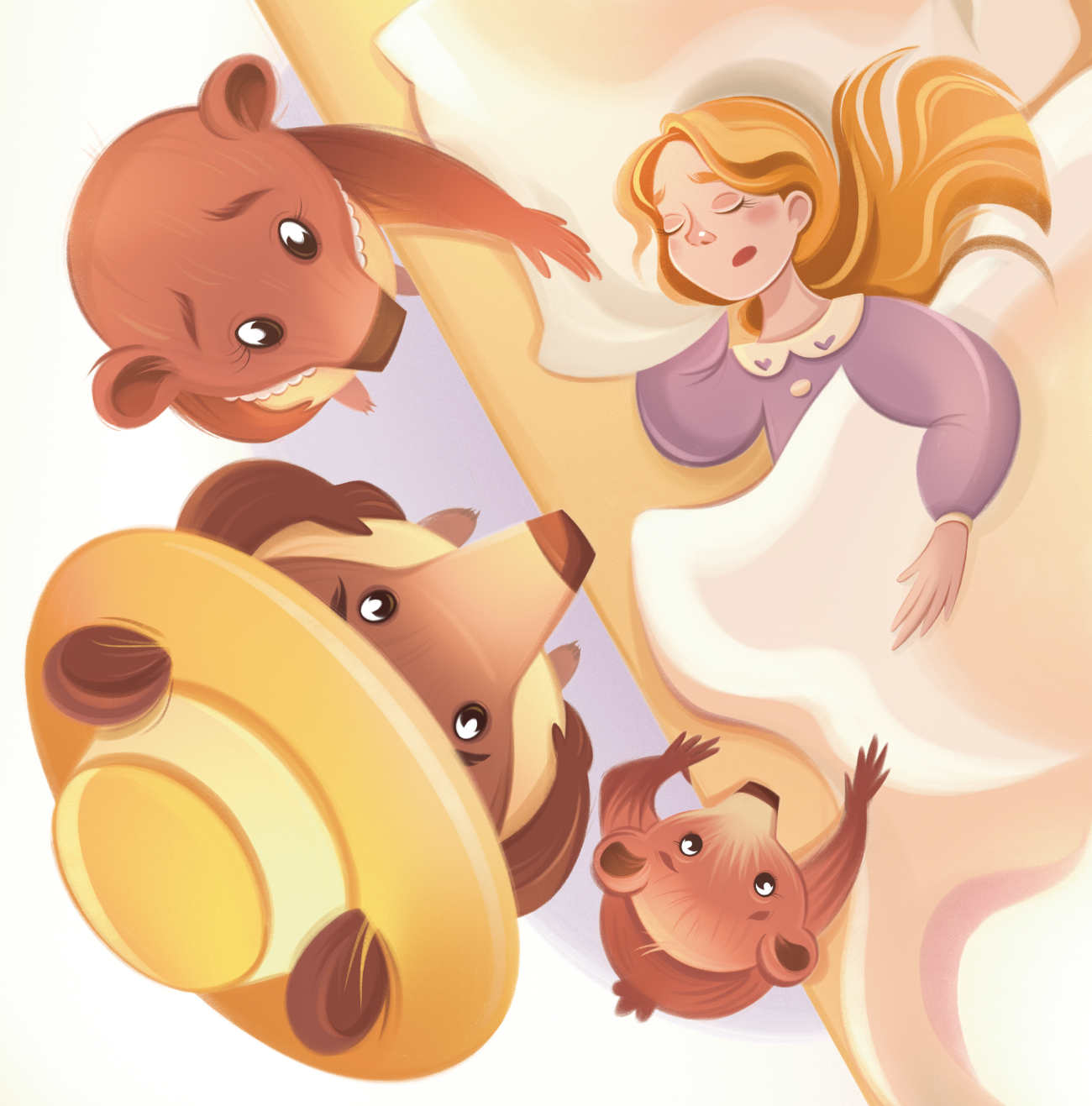 Bedtime stories Goldilocks and the FOUR Bears short fairy tales for kids page 26