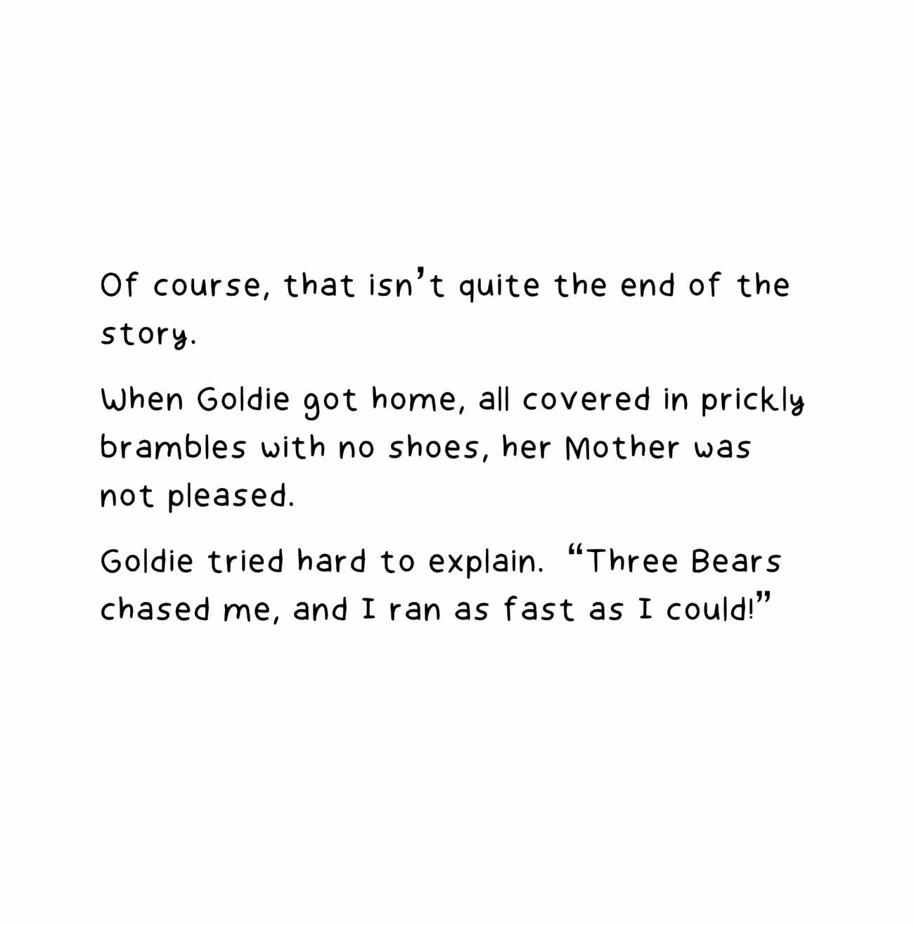 Bedtime stories Goldilocks and the FOUR Bears short fairy tales for kids page 31