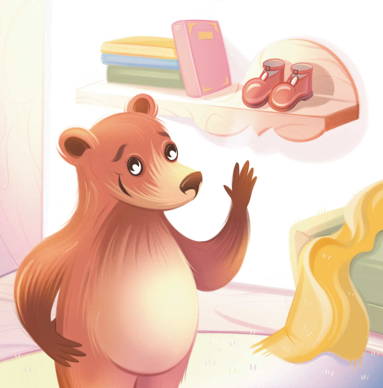 Bedtime stories Goldilocks and the FOUR Bears short fairy tales for kids page 36