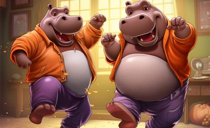 Bedtime stories Hippo Hop Dance poems for kids header