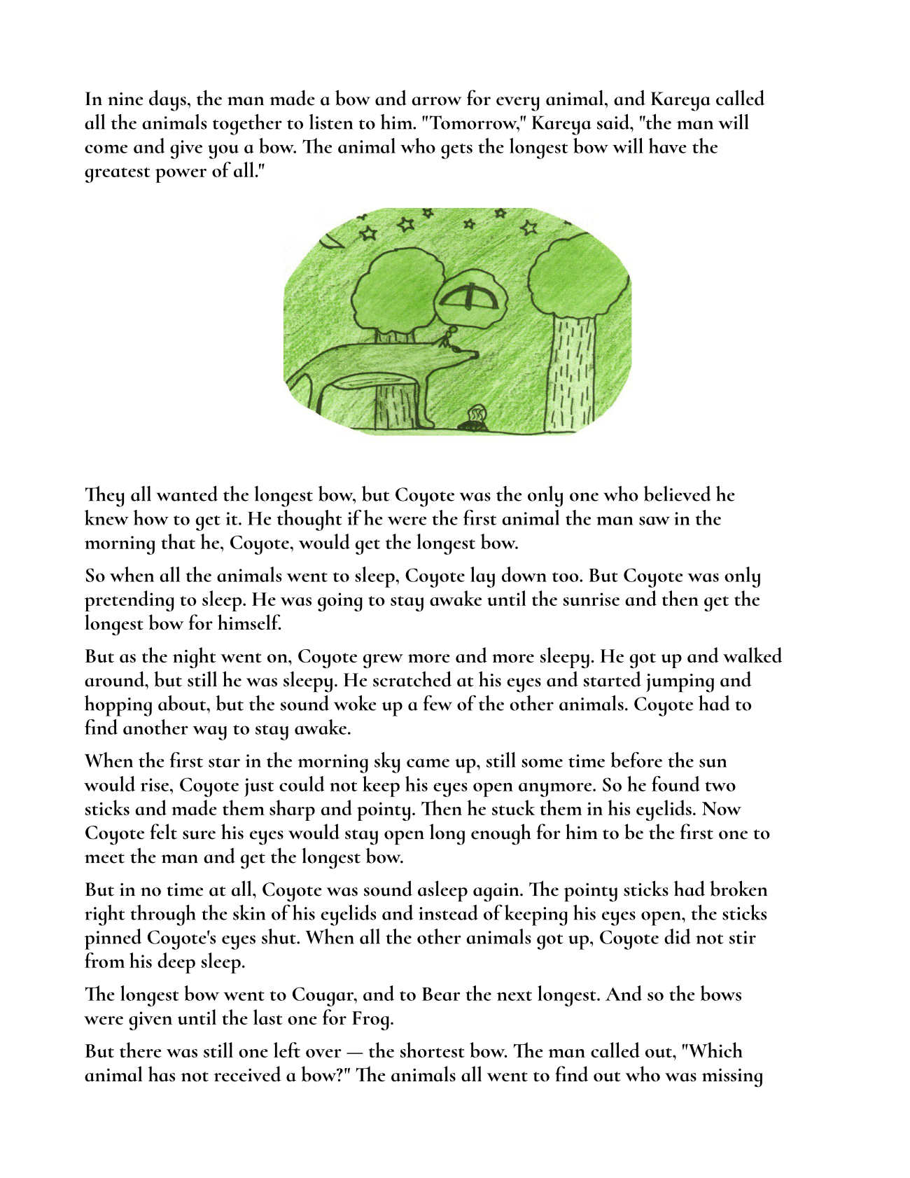 Bedtime stories How the Children Became Stars childrens myths and fables page 43