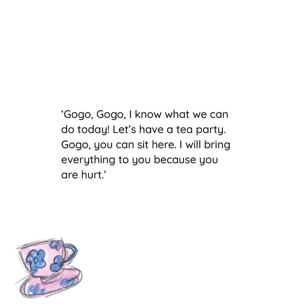 Bedtime stories Lebo and Gogos Tea Party short stories for kids page 25