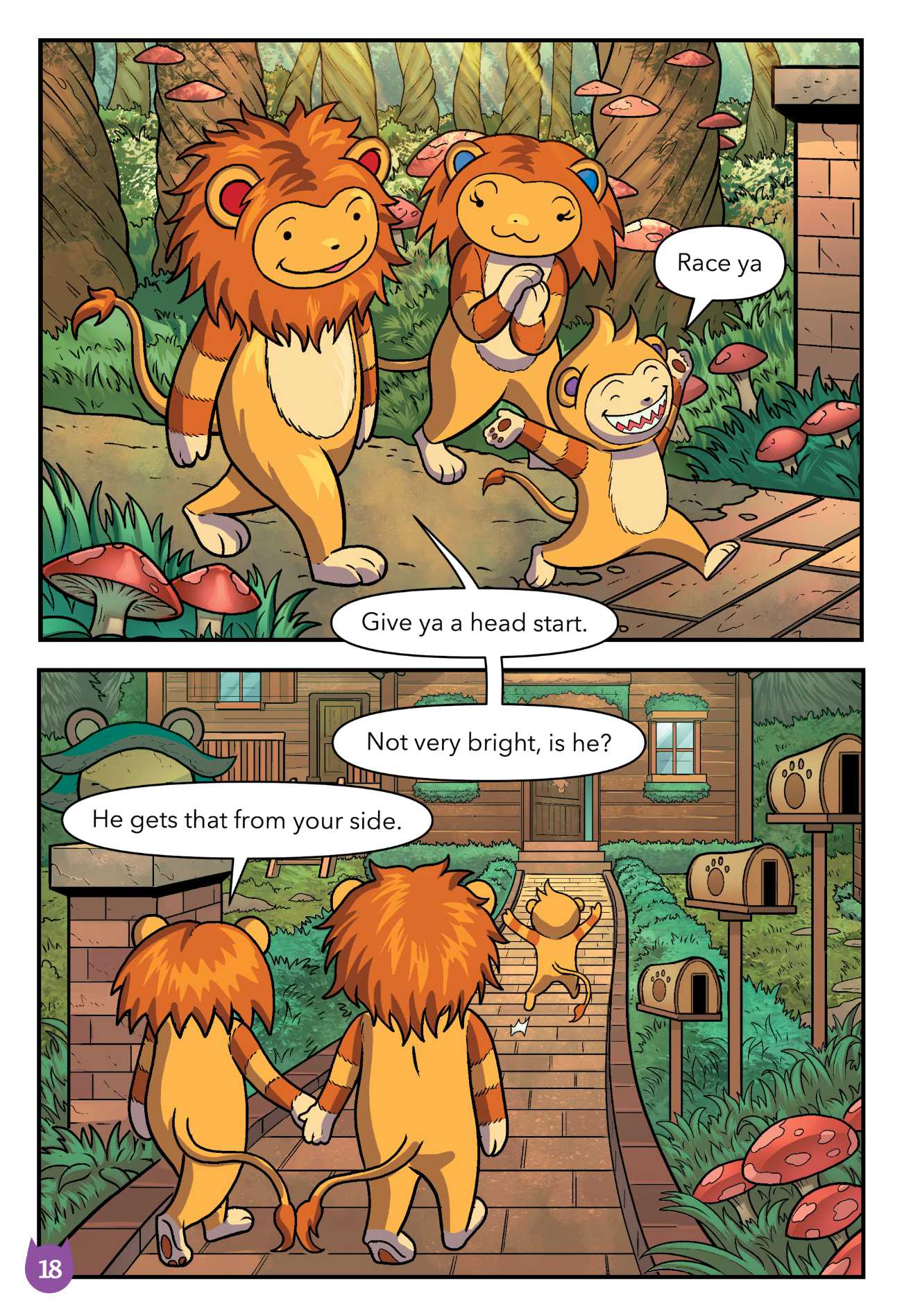 Bedtime Stories Monster Me Lion Queen Free Comic Books for Kids page 20