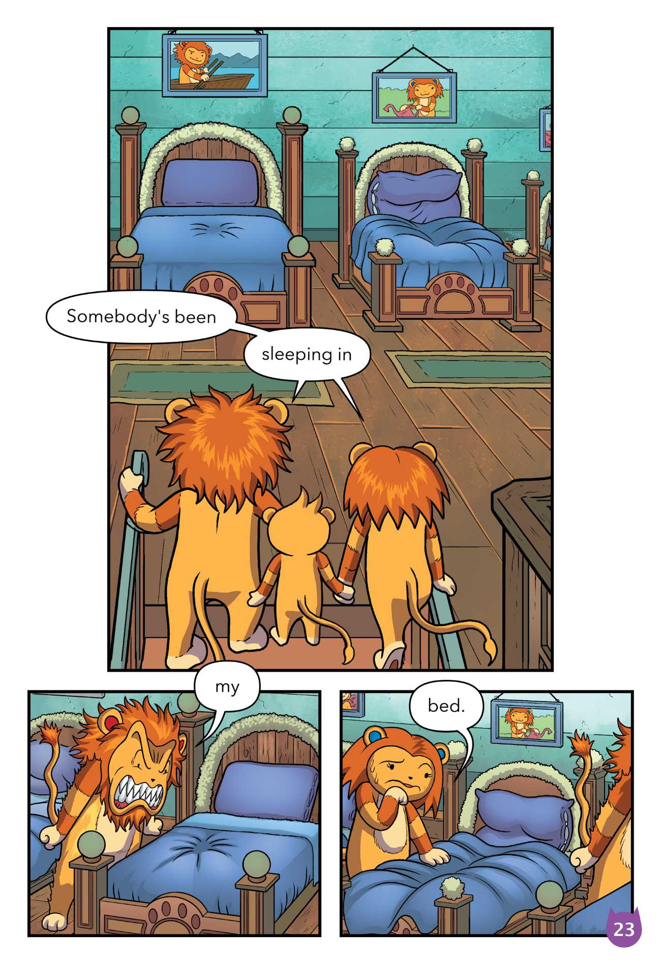 Bedtime Stories Monster Me Lion Queen Free Comic Books for Kids page 25