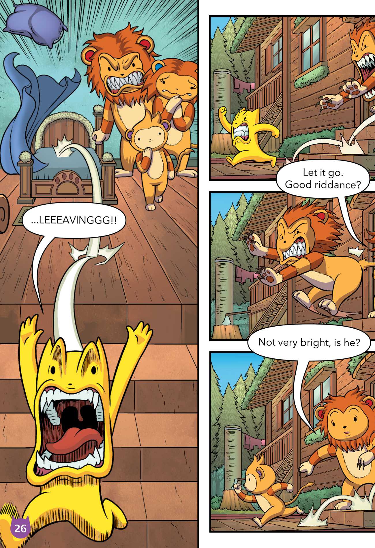 Bedtime Stories Monster Me Lion Queen Free Comic Books for Kids page 28