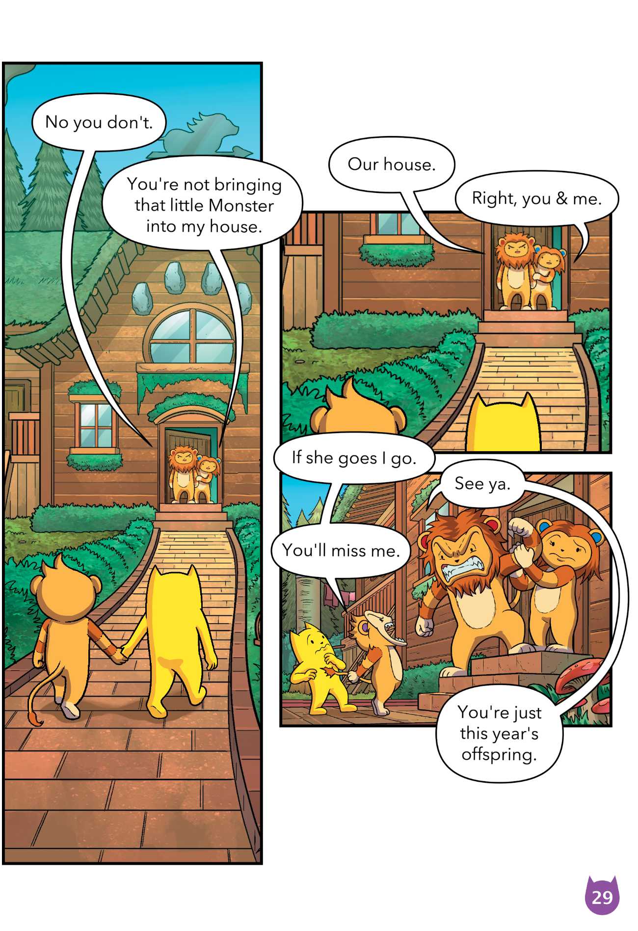 Bedtime Stories Monster Me Lion Queen Free Comic Books for Kids page 31