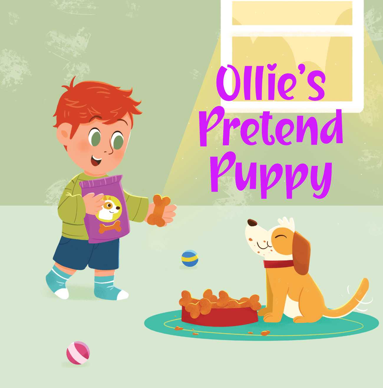 Bedtime Stories Ollies Pretend Puppy short stories for kids copyright page 4