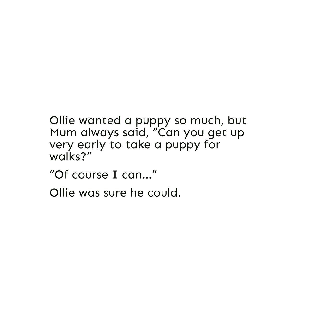 Bedtime Stories Ollies Pretend Puppy short stories for kids copyright page 5