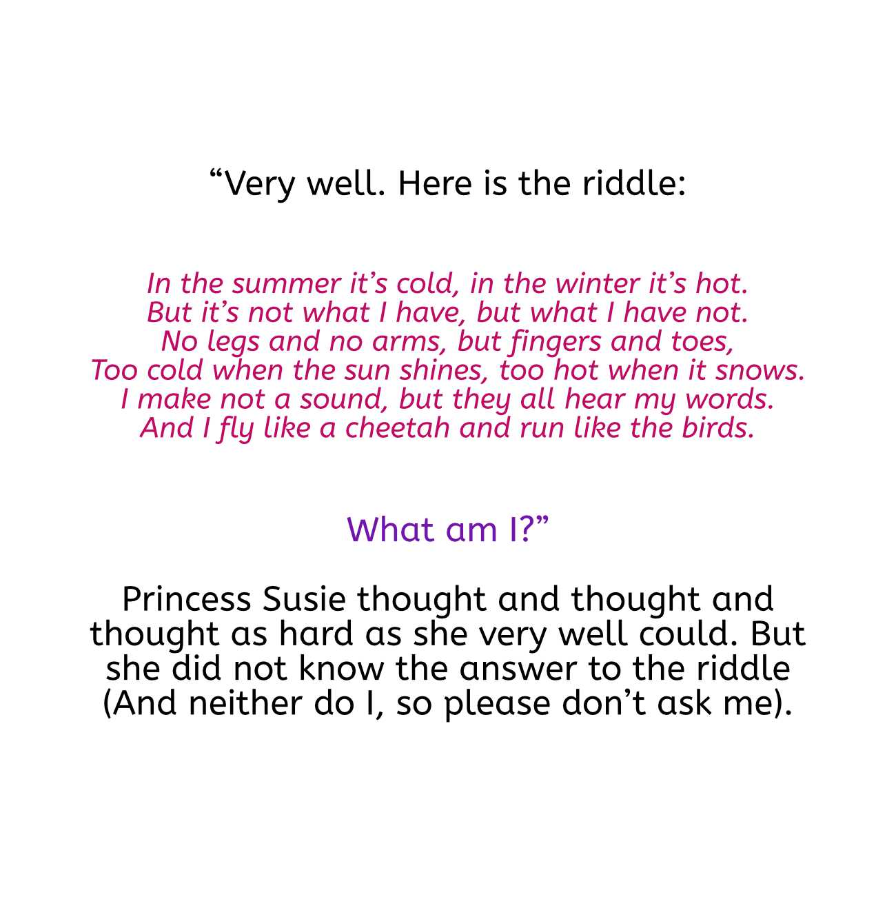 Bedtime stories Princess Susie by Templeton Moss short stories for kids page 24