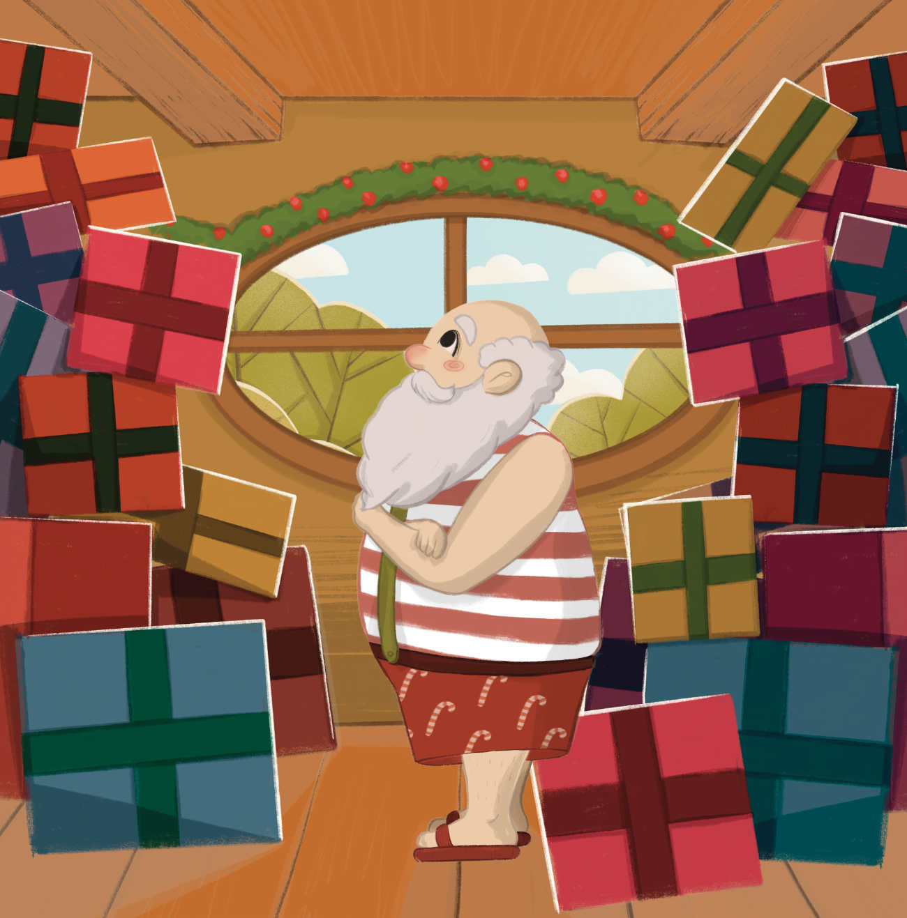 Bedtime stories Santa Snail by Jade Maitre free Christmas stories for kids page 6