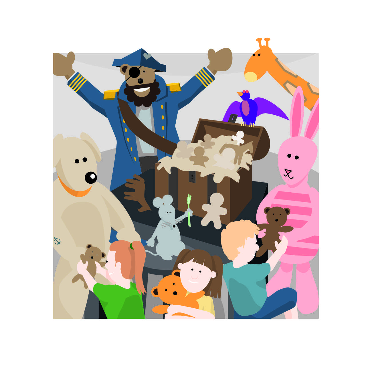 Bedtime stories Teddy Bear Pirate free kids books online page 21