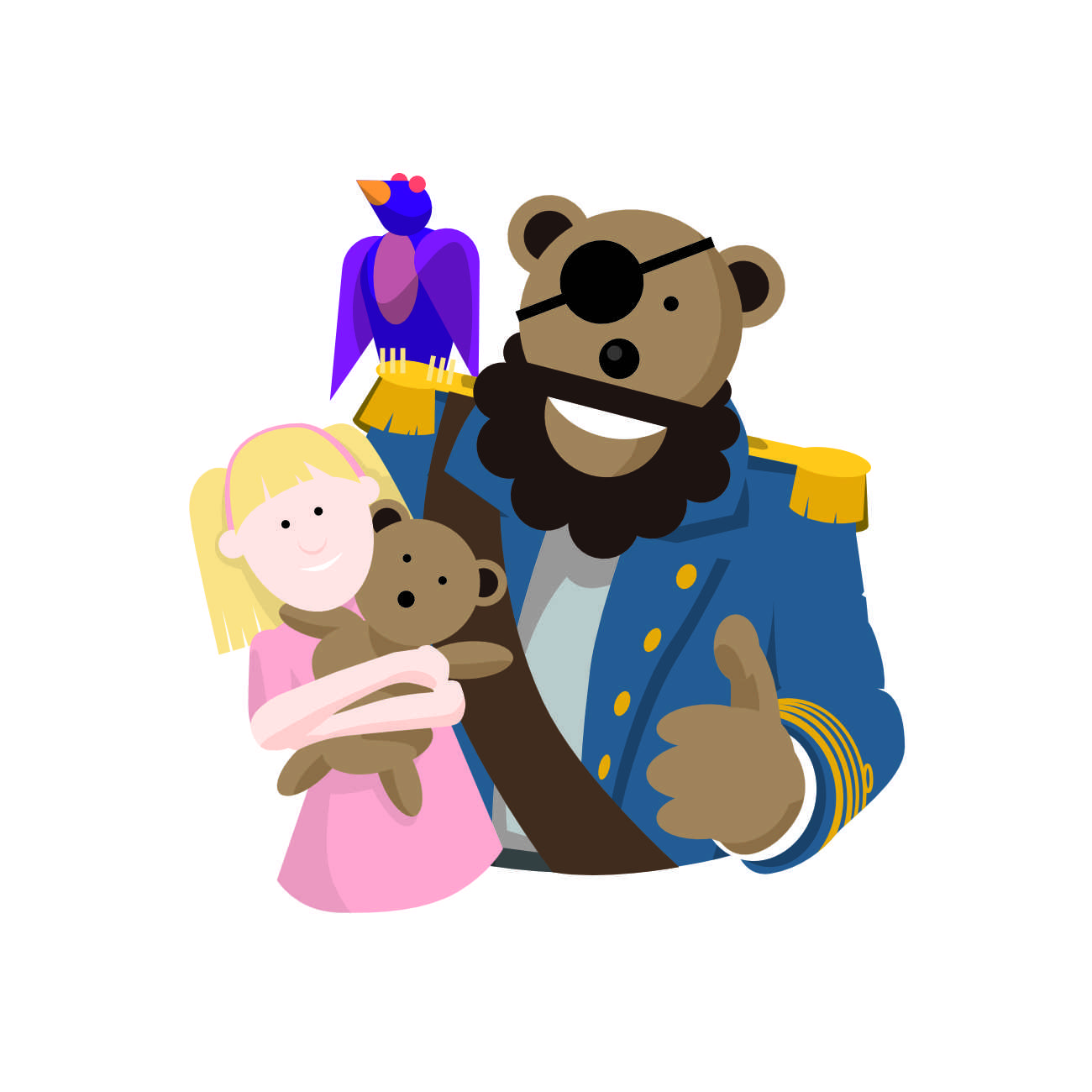 Bedtime stories Teddy Bear Pirate free kids books online page 23