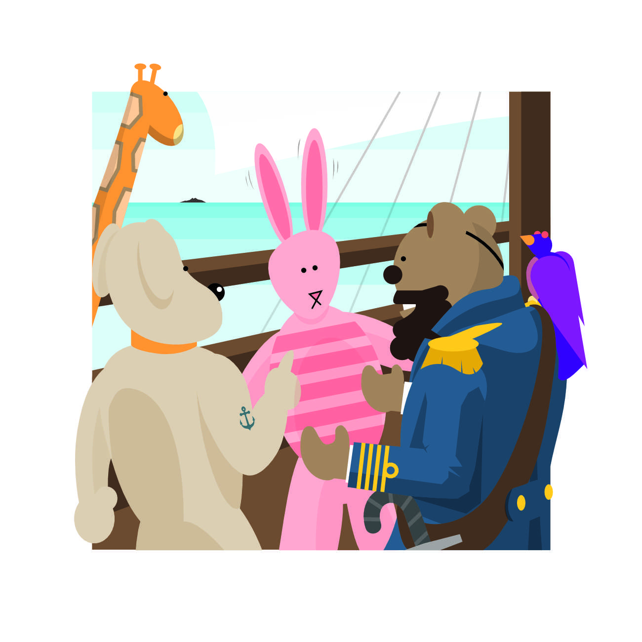 Bedtime stories Teddy Bear Pirate free kids books online page 9