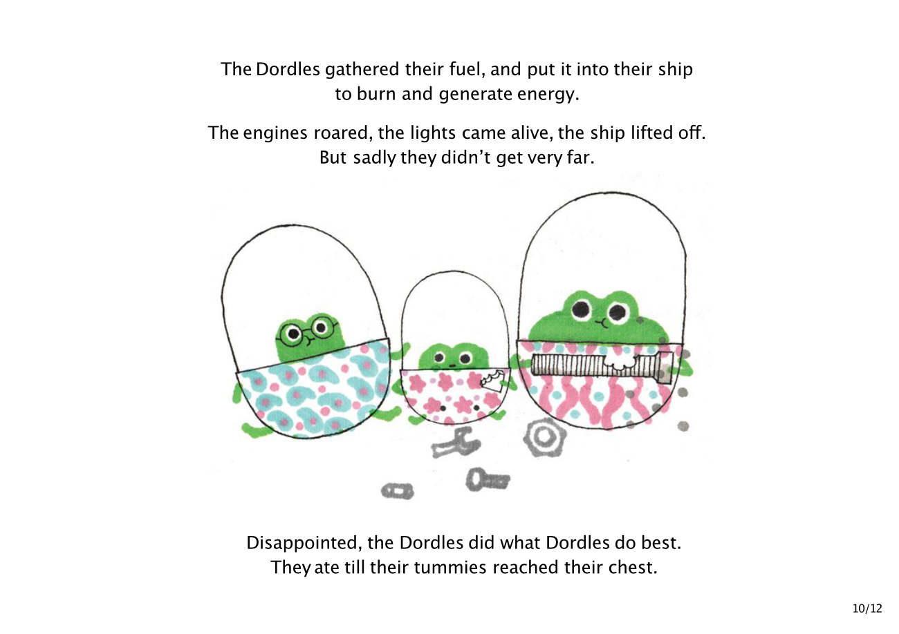 Bedtime stories The Dordles Find Fuel short stories for kids page 10