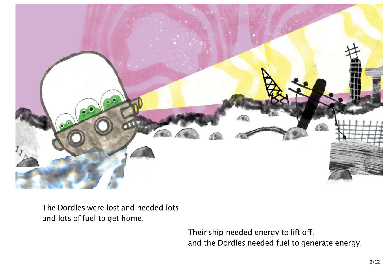 Bedtime stories The Dordles Find Fuel short stories for kids page 2