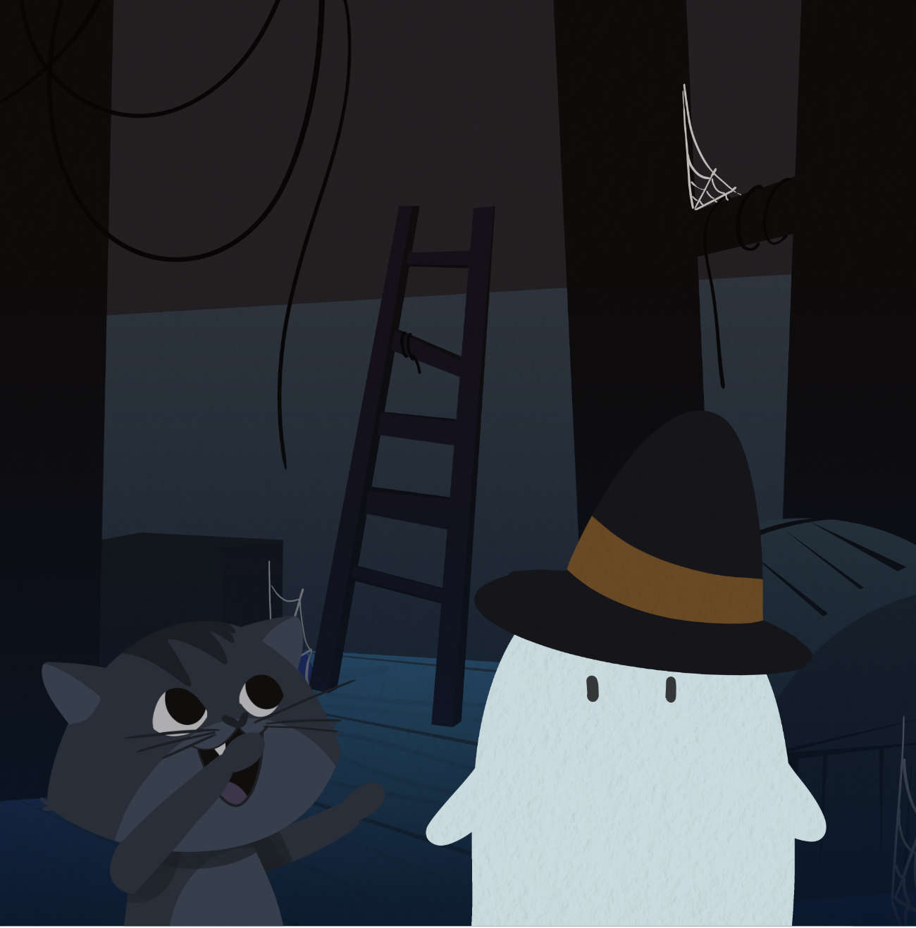 Bedtime-stories-The Friendly Ghost short Halloween stories for kids page 8