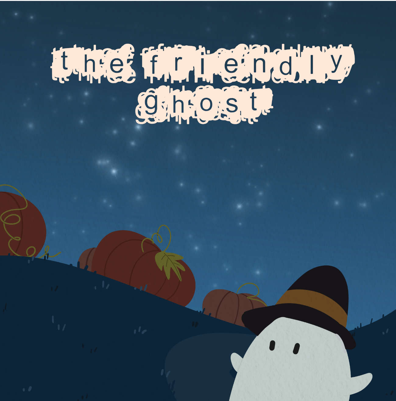 Bedtime-stories-The Friendly Ghost short Halloween stories for kids page 2