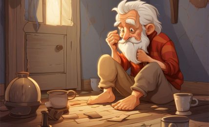 Bedtime stories The Old Man and Hs Grandson fairy tales myths header