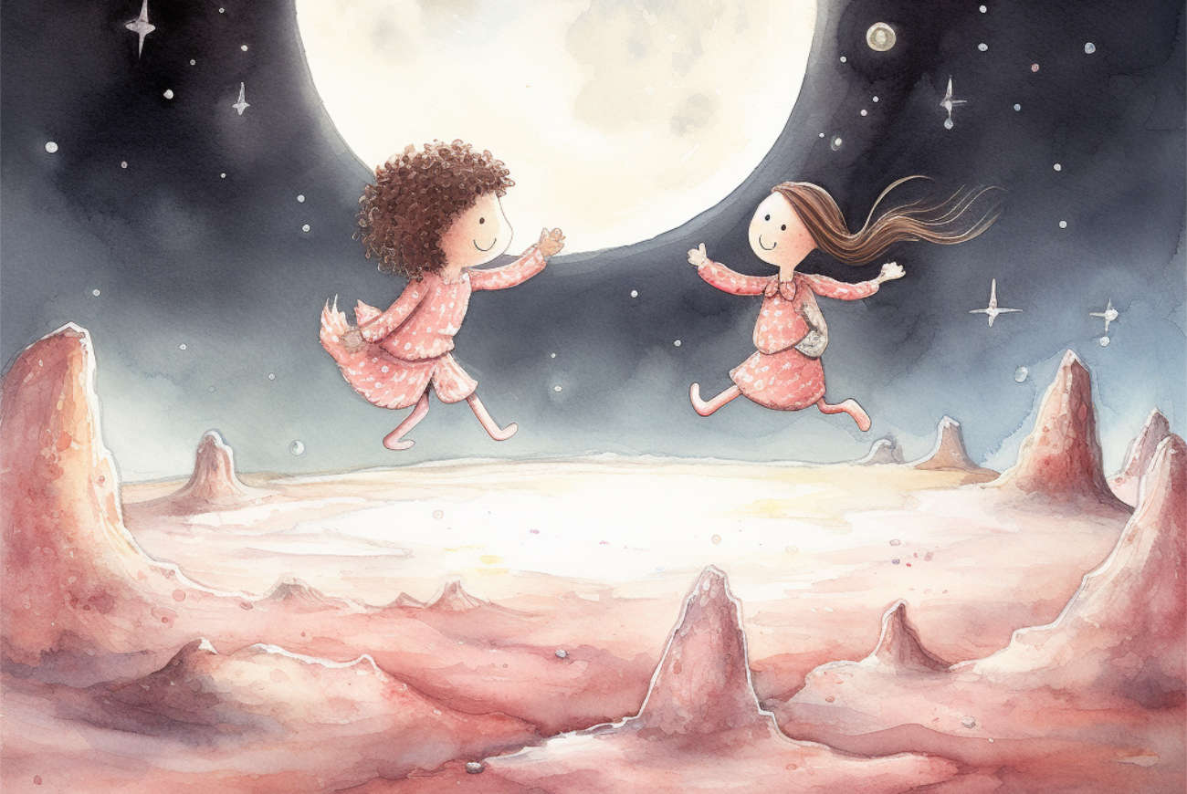 Bedtime stories The Pixies on the Moon poems for kids header