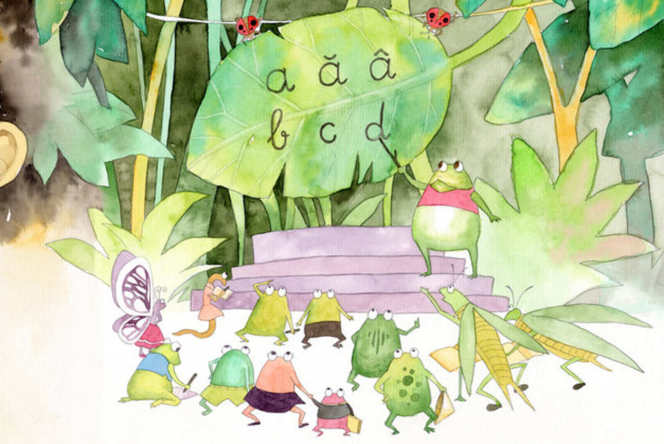 Bedtime Stories The Smart Frog short stories for kids header