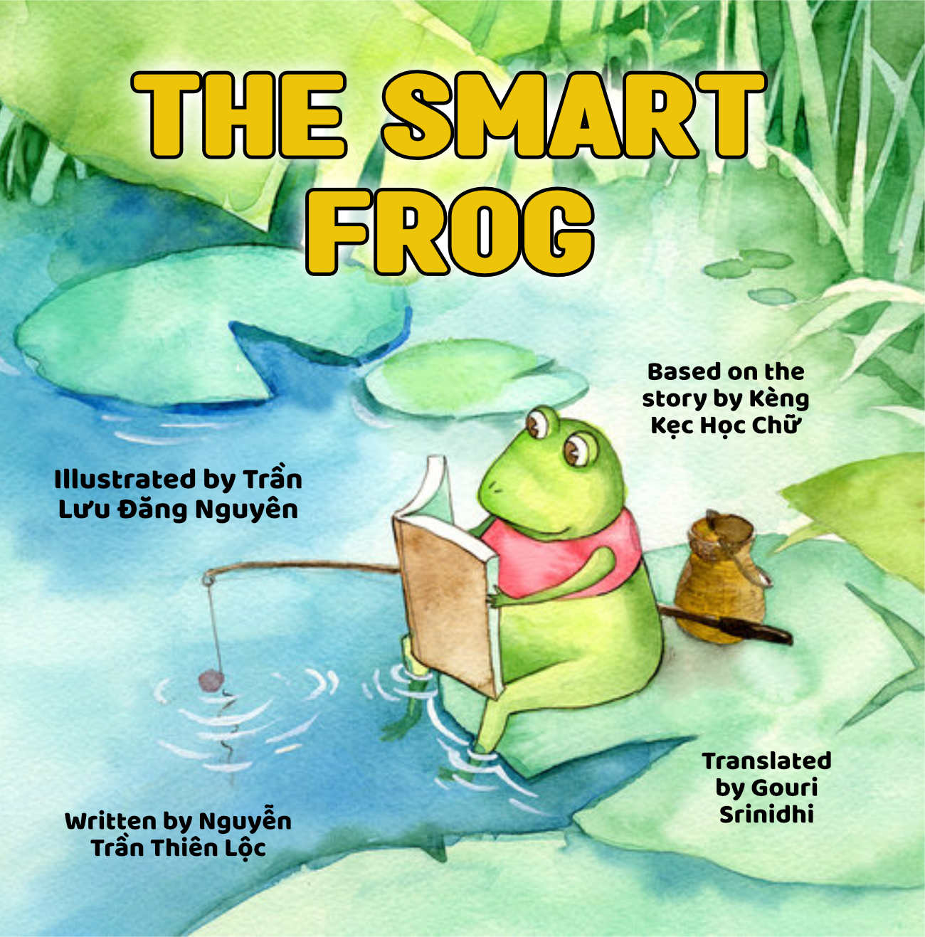 Bedtime stories The Smart Frog short stories for kids cover