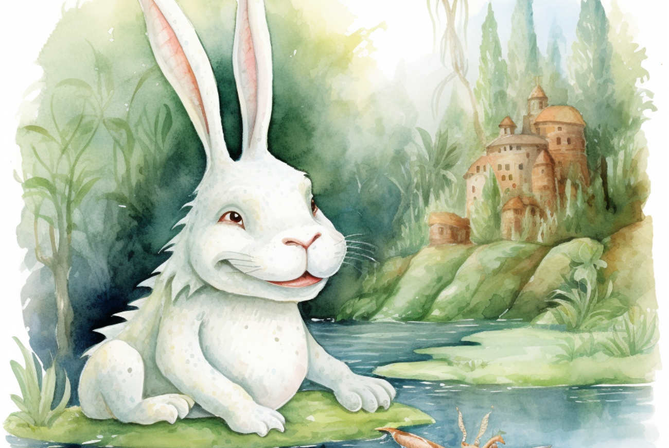 Bedtime stories The White Hare and the Crocodiles fairy tales for kids