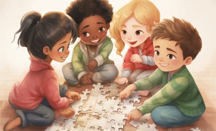 Bedtime stories We All Fit Together short story for kids