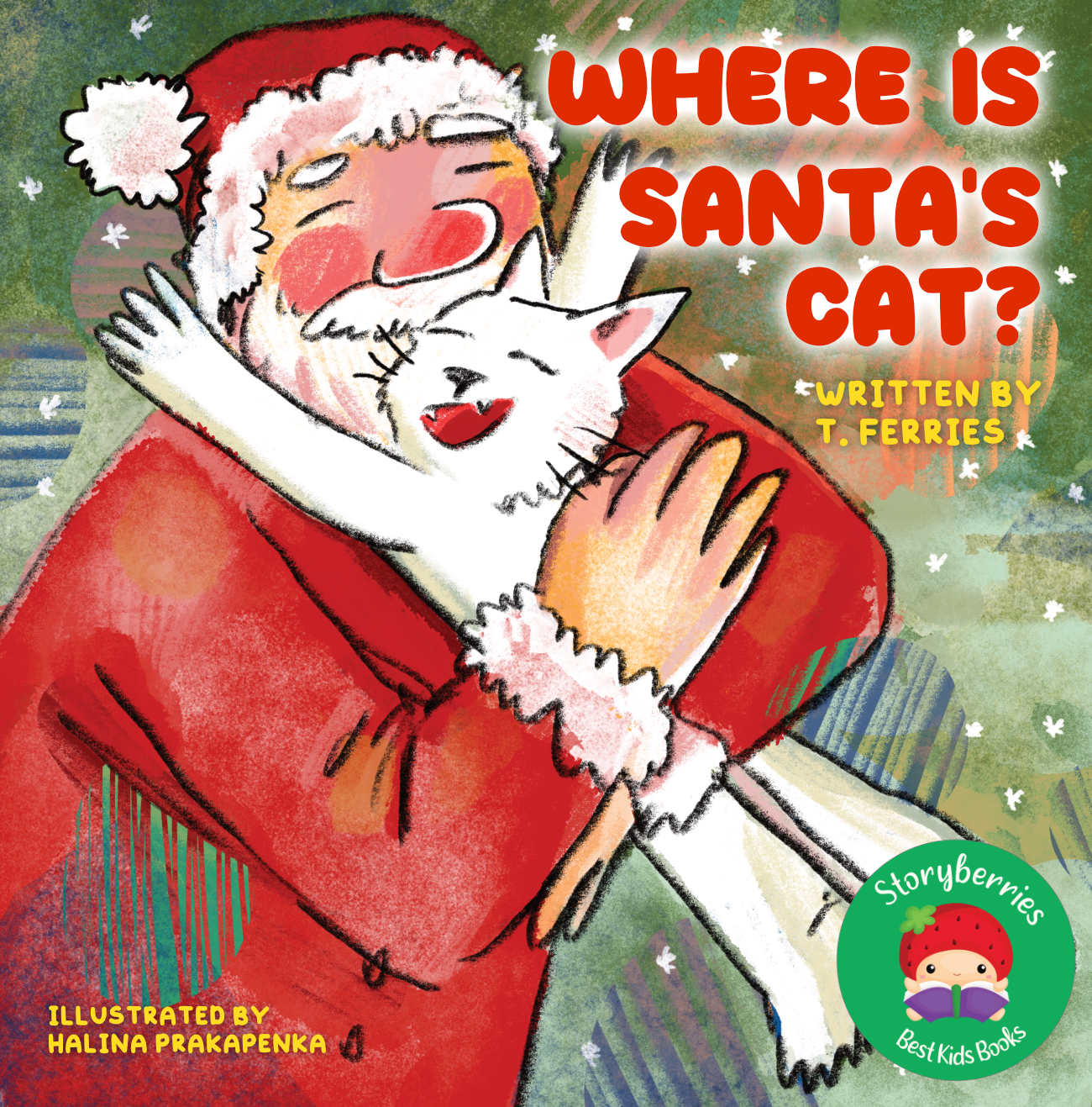 Bedtime Stories Where is Santas Cat christmas stories for kids cover