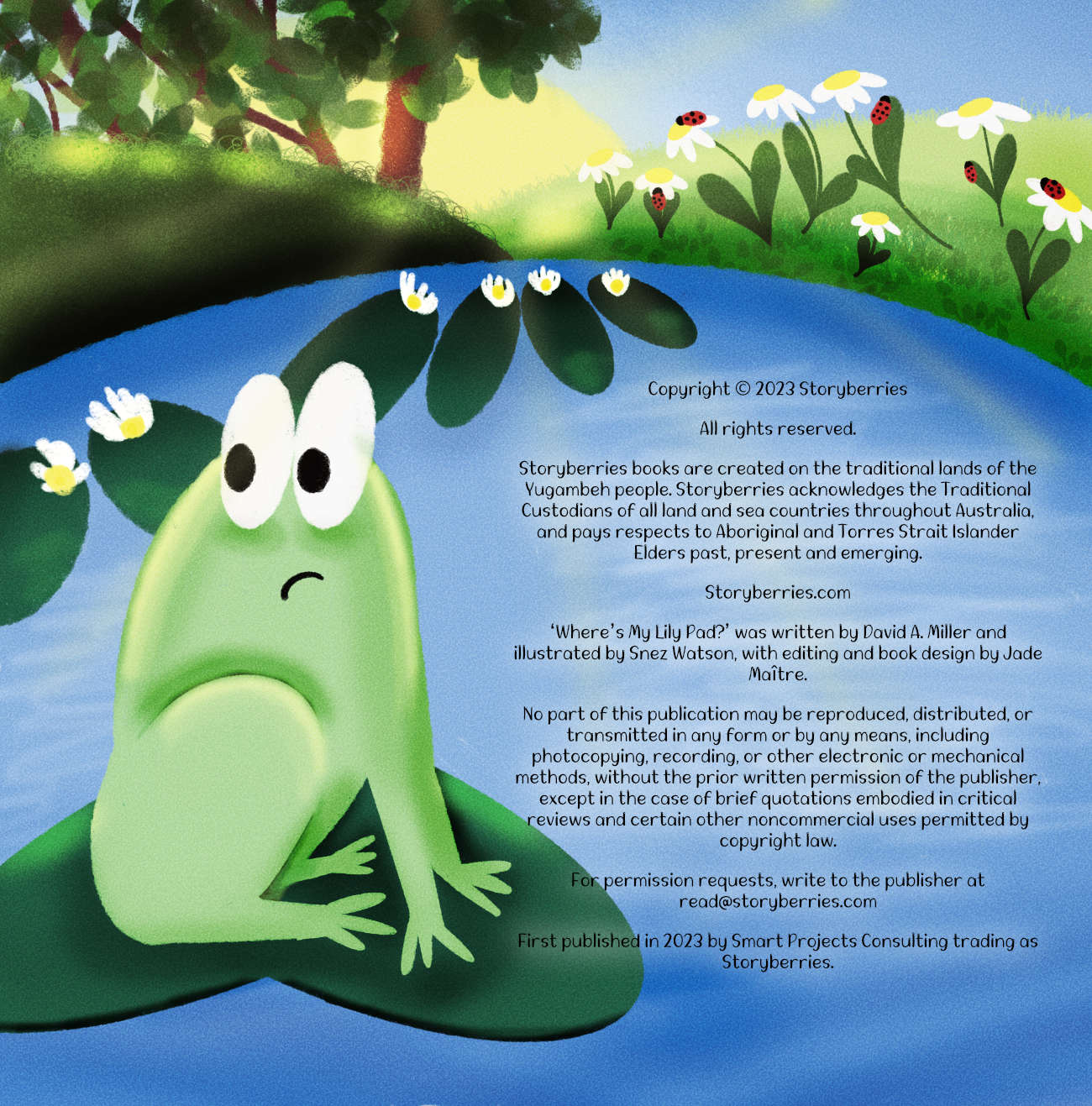 Bedtime stories Wheres My Lily Pad short stories for kids page 1