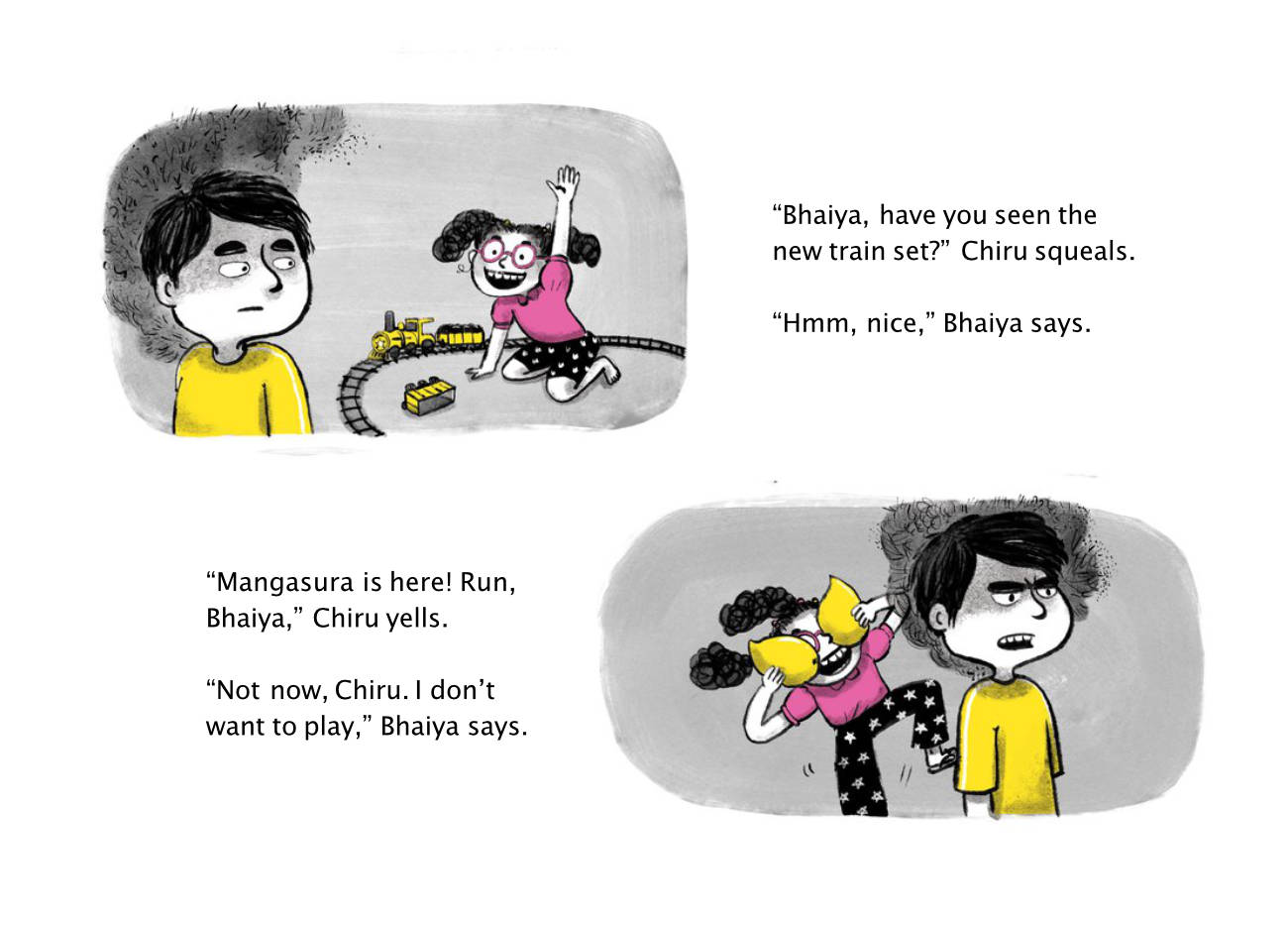 Bedtime stories Who Stole Bhaiyas Smile short stories for kids page 13