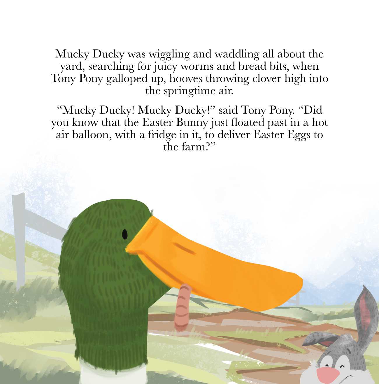 Easter bedtime stories It's Raining Easter Eggs by Jade Maitre short stories for kids page 16