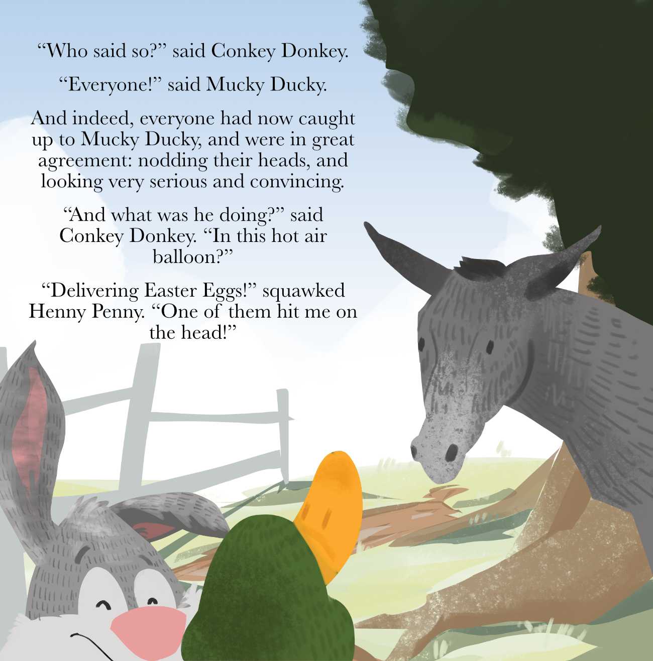 Easter bedtime stories It's Raining Easter Eggs by Jade Maitre short stories for kids page 23