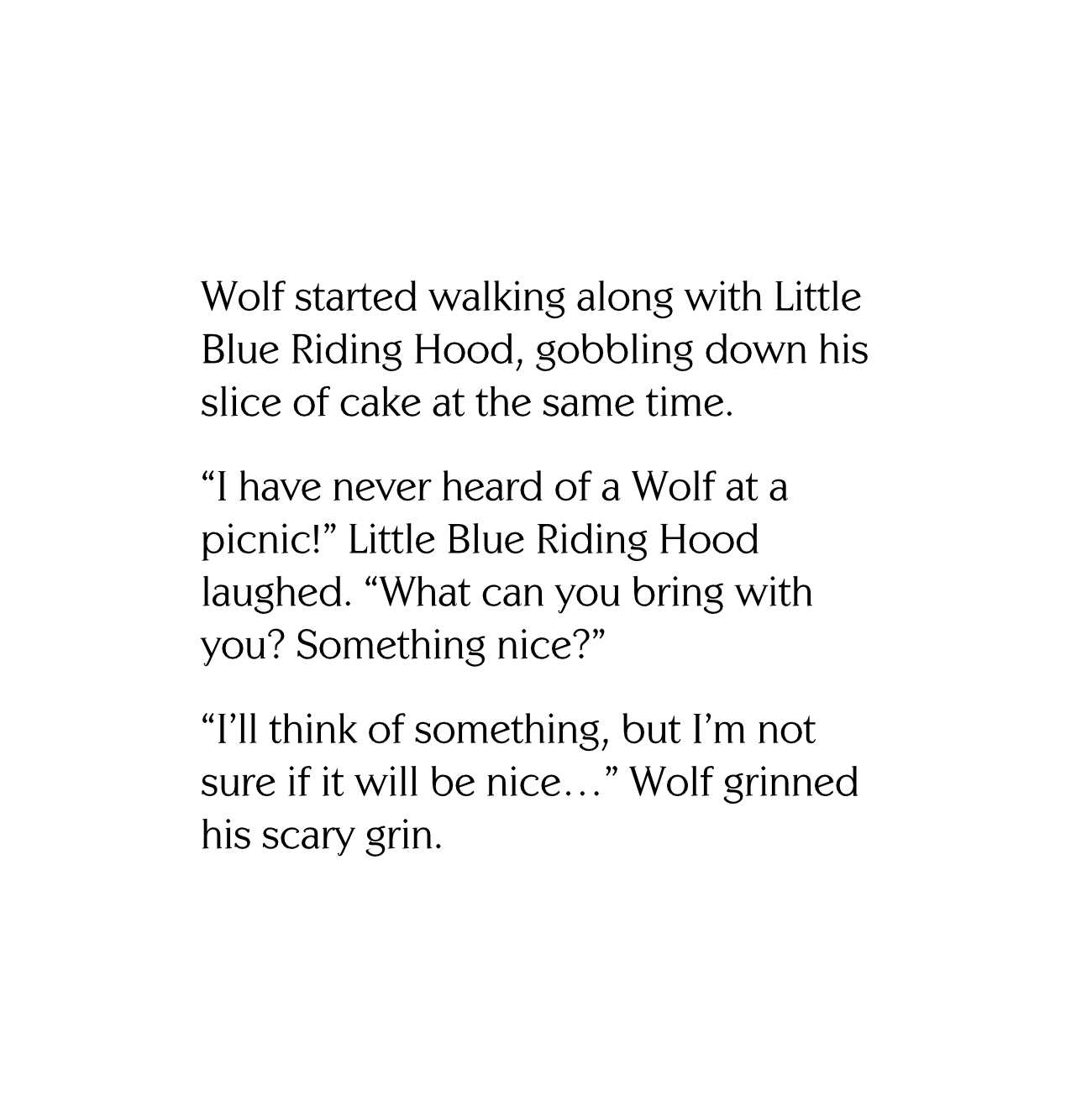 Fairy Tales Little Blue Riding Hood Bedtime Stories for Kids page 11