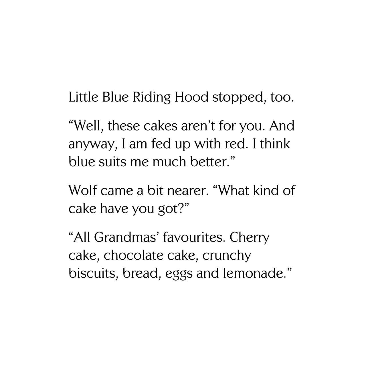 Fairy Tales Little Blue Riding Hood Bedtime Stories for Kids page 5