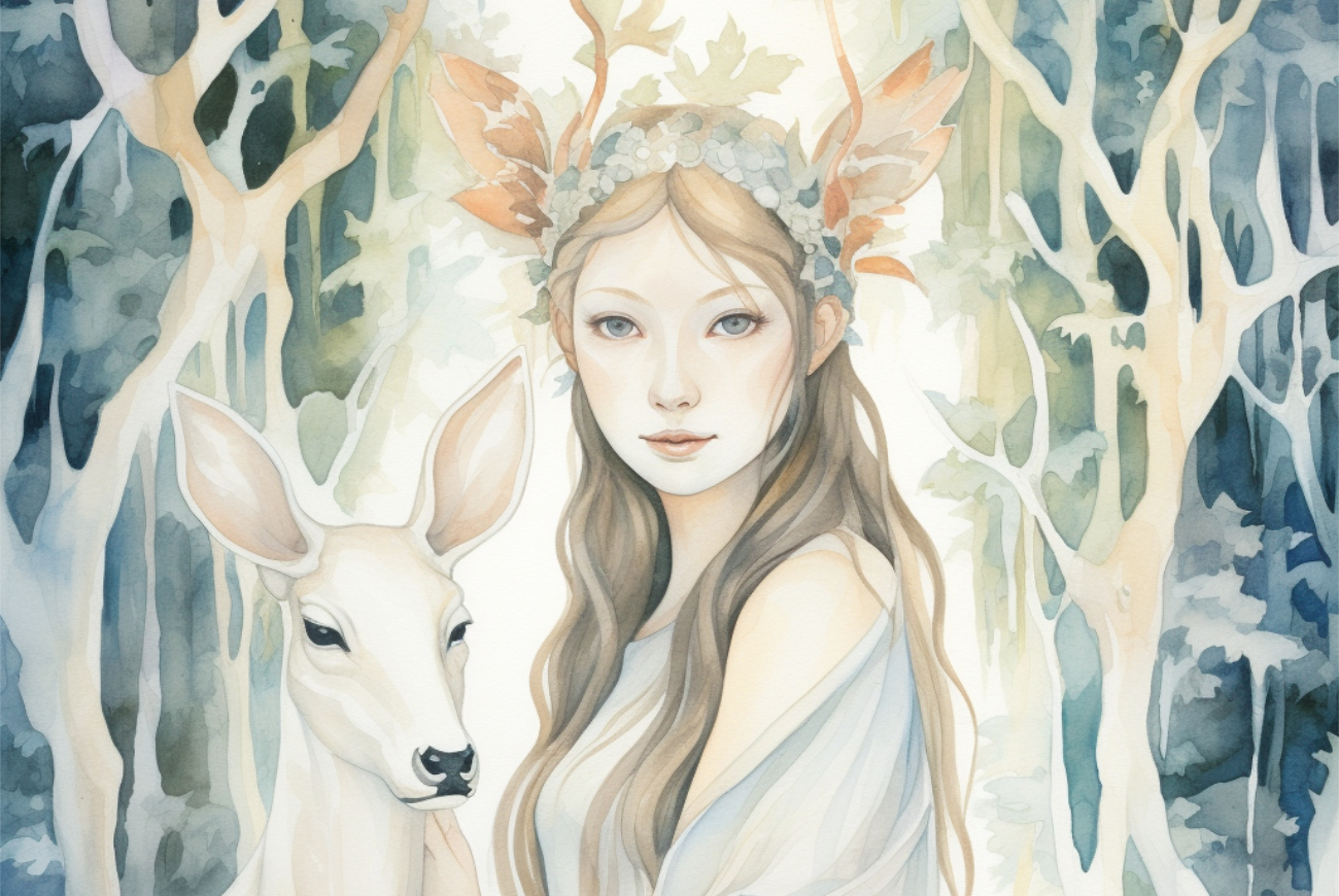 Fairy Tales The White Doe stories vintage classic header