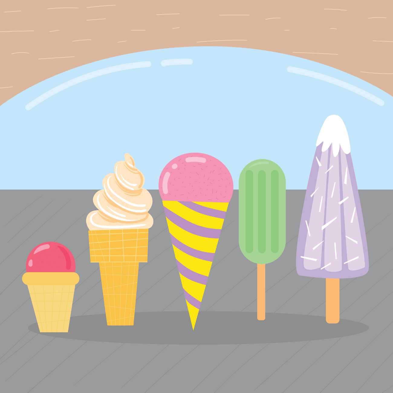 Free learn to read books A Nice Ice Cream phonics books online page 15