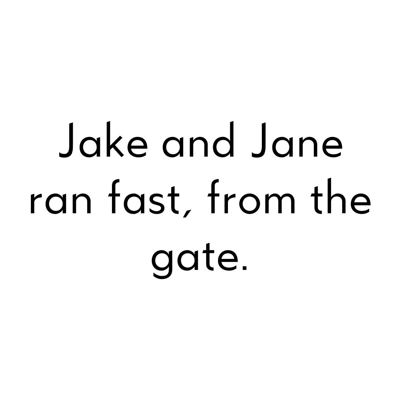 Free phonics books for kids Jake and Jane Run a Race bedtime stories page 17a