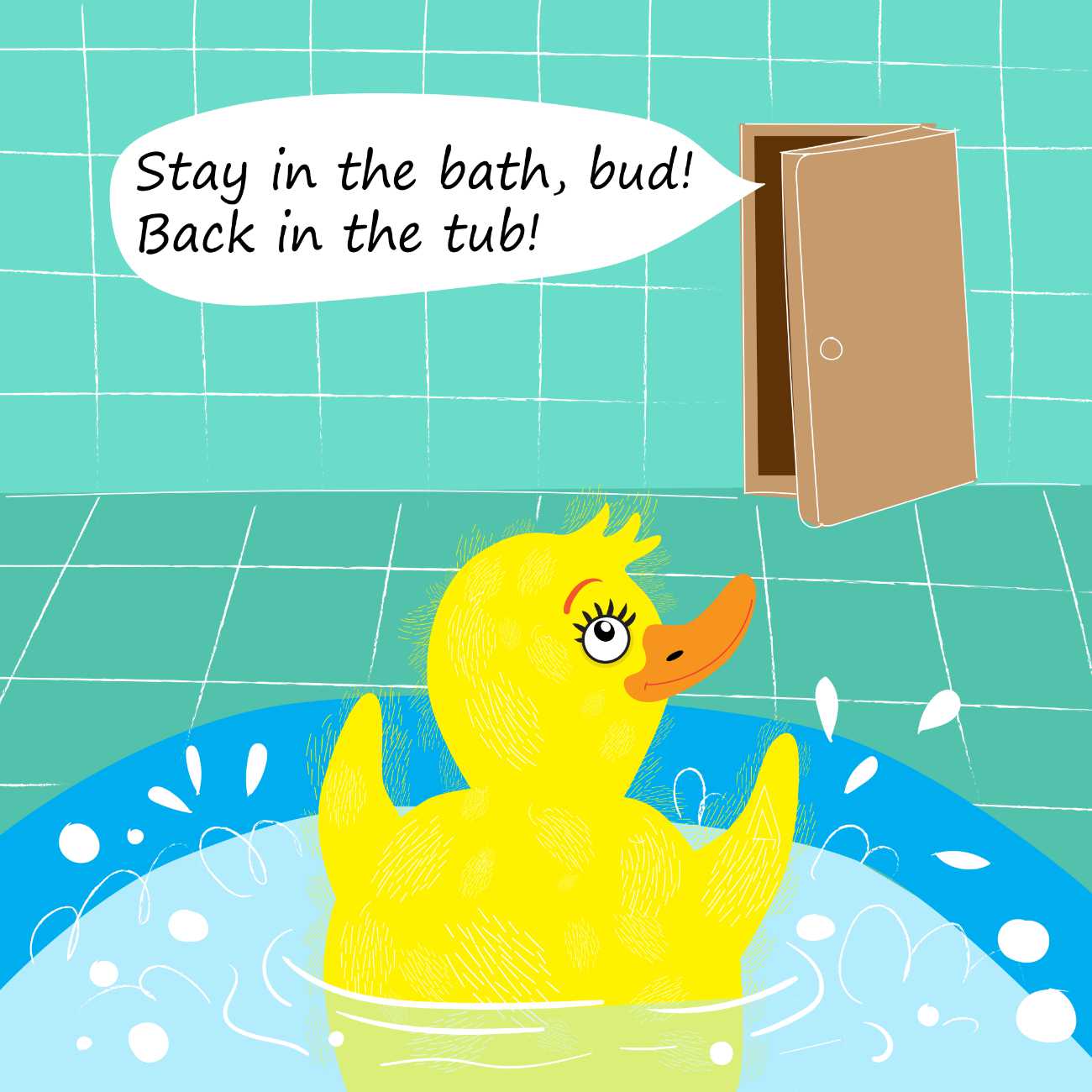 Learn to Read Phonics Books Fluffy Duck In The Tub free books online page 15