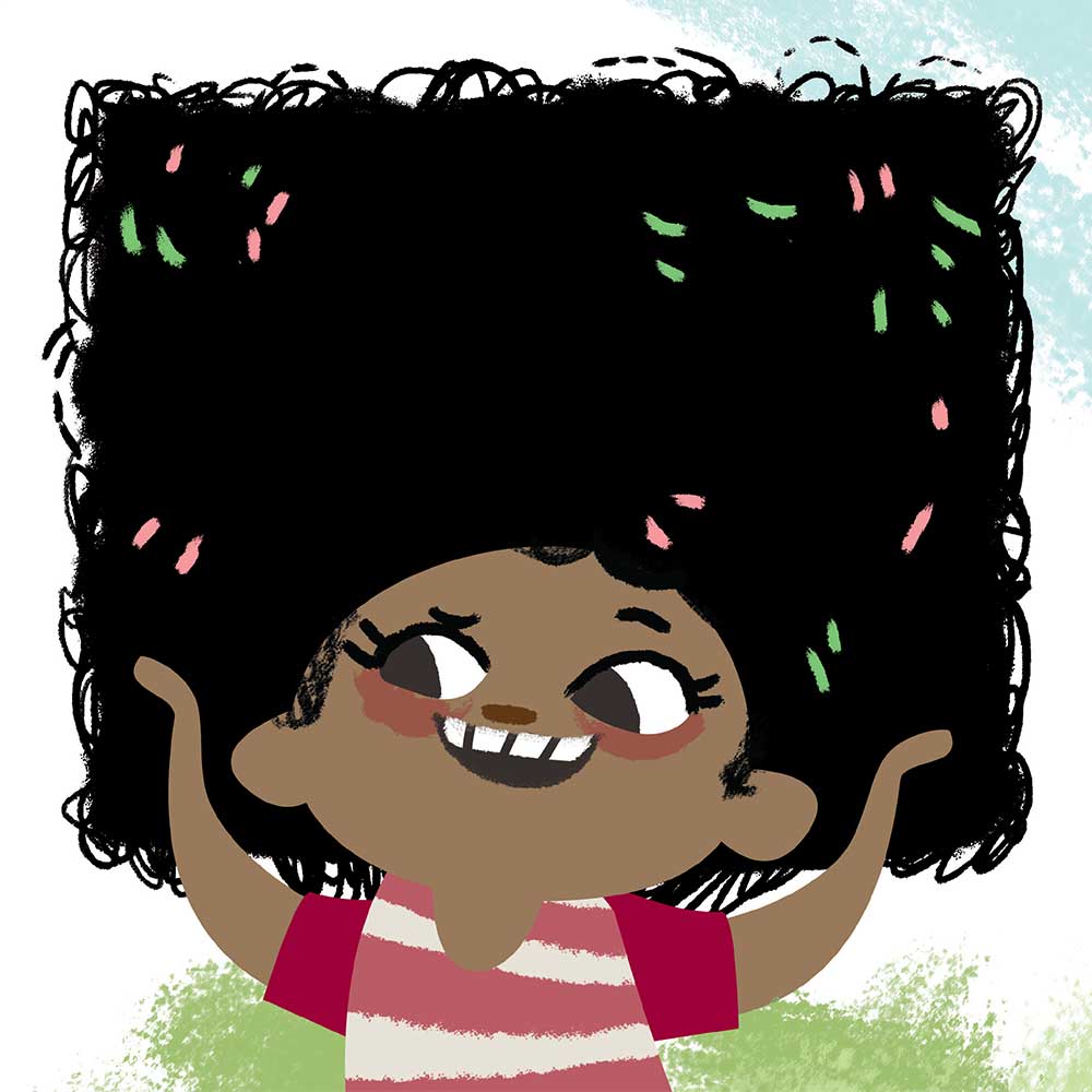 Free illustrated children's picture book My Special Hair - page 15