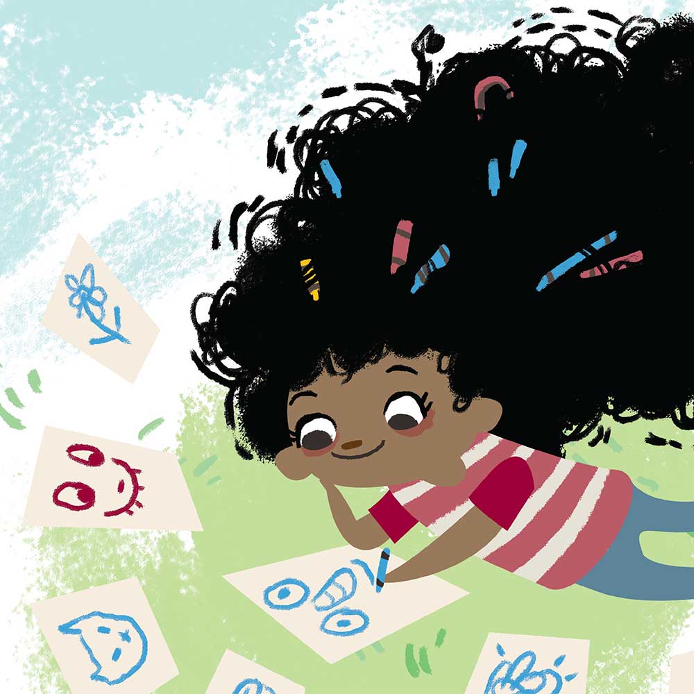 Free illustrated children's picture book My Special Hair - page 16