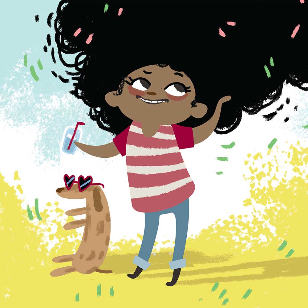 Free illustrated children's picture book My Special Hair - page 6