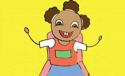 Palesa Can Walk stories for toddlers header illustration